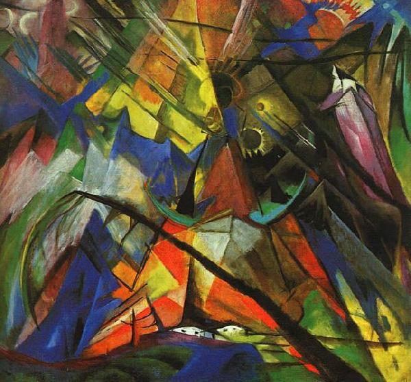 Franz Marc Tirol oil painting picture
